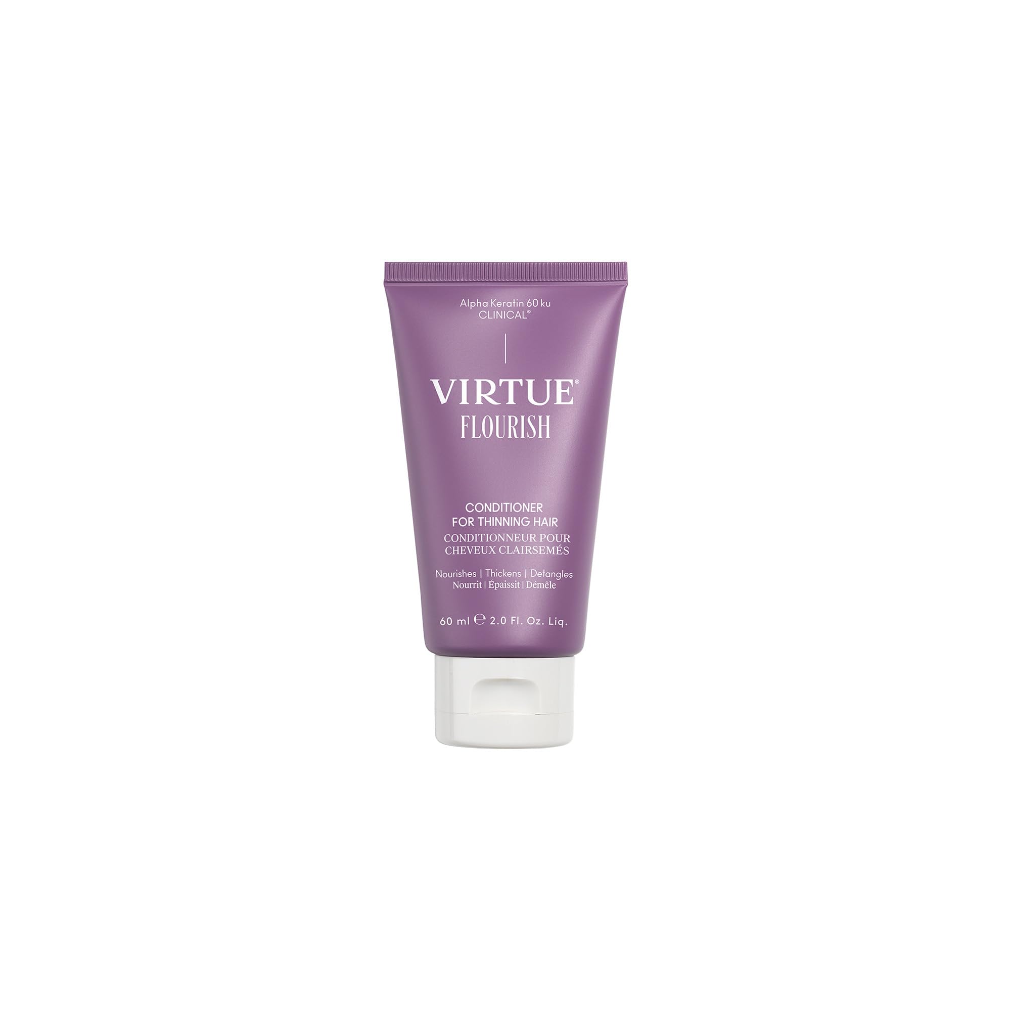 Virtue Flourish Conditioner for Thinning Hair | Nourishes, Thickens, Detangles Thinning Hair