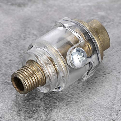 Oil Lubricator 1/4" BSP Mini In Line Air Tool Oil Lubricator Oiler Compressor Pipe Automatic Lubrication - Image 3