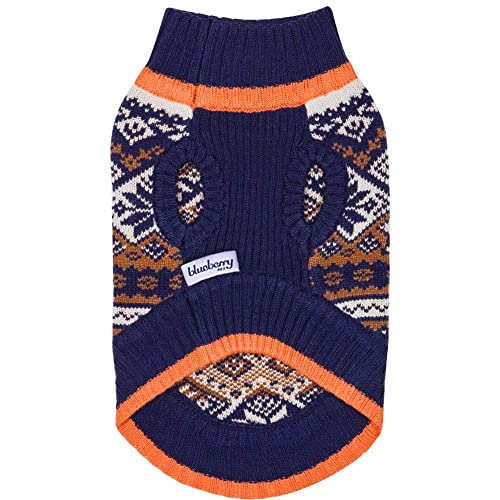 Blueberry Pet Nordic Pattern Inspired Fair Isle