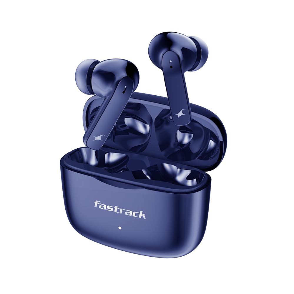 Fastrack Fpods FE100|BT5.4 TWS in Ear Earbuds, 40Hrs Playtime, 13mm Extra Deep Bass Drivers, Dual Mic ENC for Crystal Clear Calls, Low Latency Gaming Mode Upto 60ms – 120 Mins in 10 Mins Fastrack Fpods FE100|BT5.4 TWS in Ear Earbuds, 40Hrs Playtime, 13mm Extra Deep Bass Drivers, Dual Mic ENC for Crystal Clear Calls, Low Latency Gaming Mode Upto 60ms – 120 Mins in 10 Mins