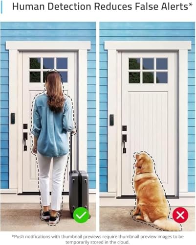eufy Security Video Doorbell Wireless S220 (S210) 2K (Battery-Powered) with Chime, No Monthly Fee, On-Device Al for Human Detection, 32GB Local Storage, Simple Self-Installation, 2-Way Audio - Image 4