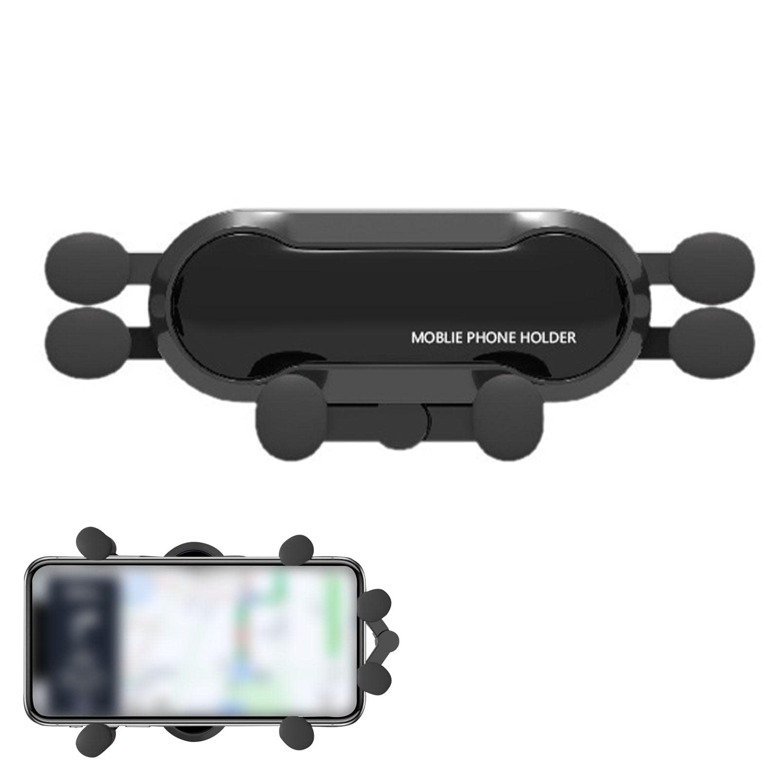 10 pezzi Supporto per telefono da auto - Supporto per telefono da auto - Clip per bocchetta 'aria Supporto per smartphone da auto, stabile a sei ganasce di bloccaggio a 360° | auto - Clip per bocchetta 'aria Supporto per smartphone da auto, stabile a gana