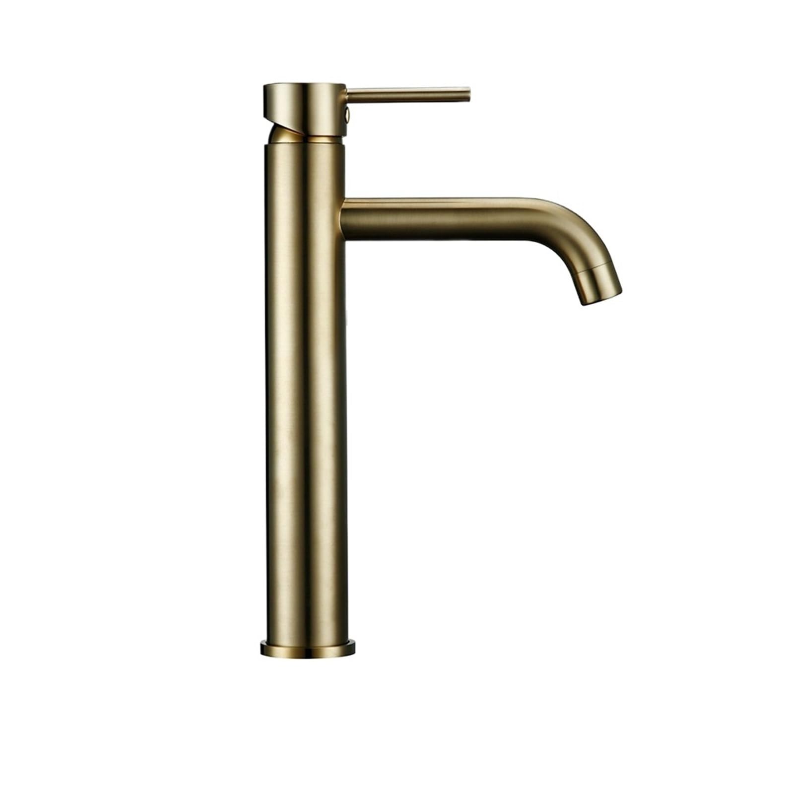 Weokdfha Yellow Basin Faucet Brushed Gold Basin Faucet Solid Brass Hot And Cold Water Mixer Sink Tap Deck Mounted Bathroom Taps(Yellow)
