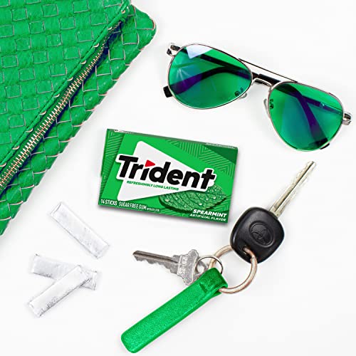 Image of Trident Spearmint Sugar-Free Gum, 24 Packs of 14 Pieces (336 Total Pieces)