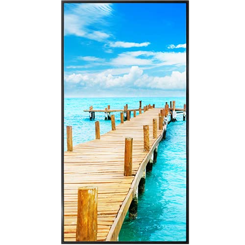 Mosaïque 5D pont de bois anti-stress avec ce grand kit complet de peinture au diamant 70x140cm