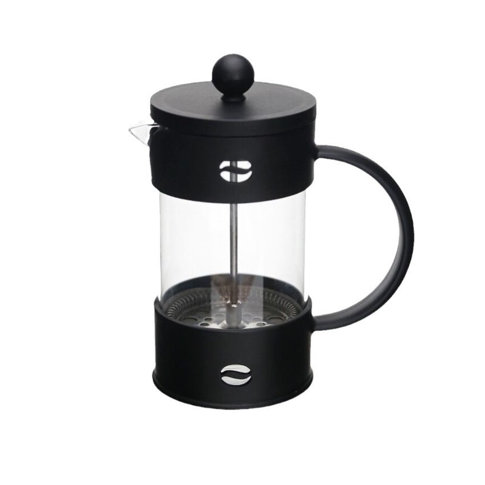 JINSHANLIANG High Borosilicate Coffee Pot French Press Filter High Temperature Resistant Tea Maker Portable Tea Maker Coffee Bean French Press(Z)