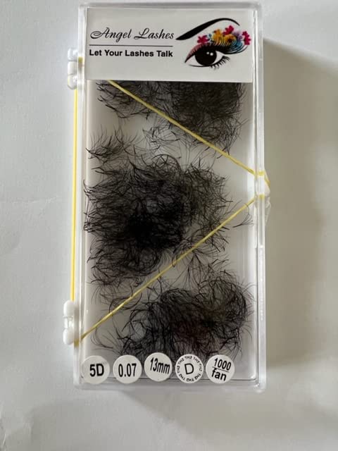 5D eyelashes premade fans (9mm)