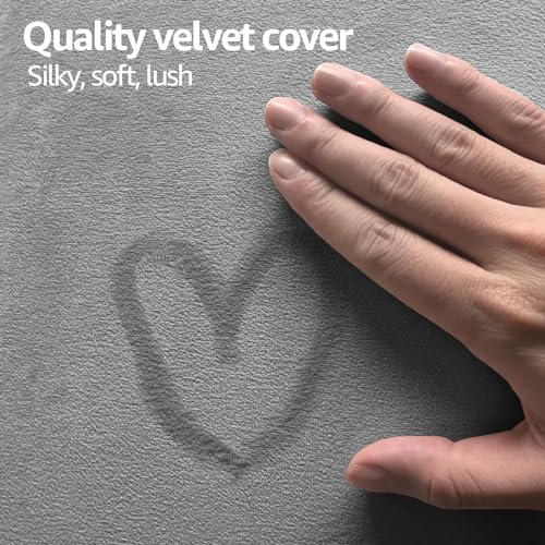 Art3D H2010VS12 Peel And Stick Headboard For Full King And Queen In Velvet Stone, Pack Of 12 Panels Sized 9.84 Inch X 23.62", 3D Soundproof Wall Panels, Upholstered Wall Panel thumb #3