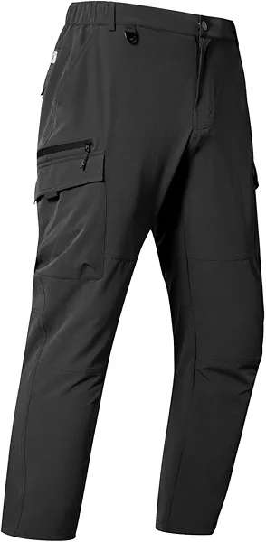 NORTHYARD Men's Cargo Hiking Pants Lightweight Quick Dry Outdoor Fishing Travel Active Sweatpants with Multi Pockets