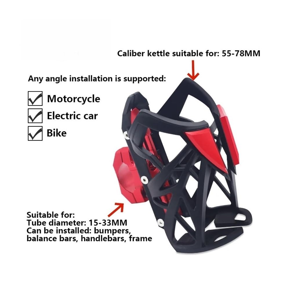 Portavasos Motocicleta Portabotellas para Bebidas Y De Motocicleta, Soporte para Vasos, para Gsr750 Gsr600 400 GSR750 GSR600 GSR400