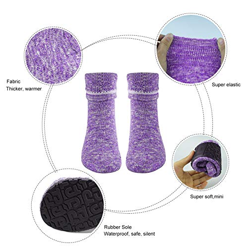 Image of Womens Non-slip Waterproof Slipper Socks With Grippers