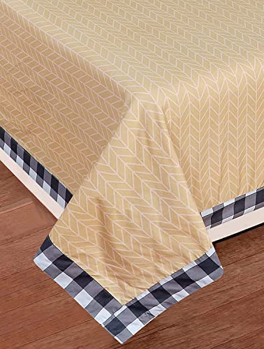 Image of RD TREND Presents Luxurious Glace Cotton Supersoft 180 Tc Double Size(90X100 Inch)Flat Solid Double Bedsheet(Topsheet)Without Pillow Covers Colour Beige