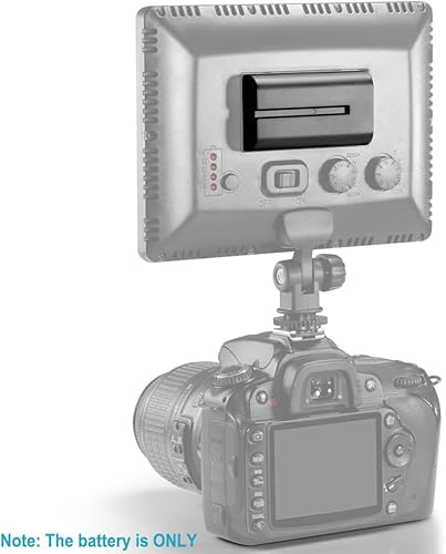 Miniatura 3 de Neewer Paquete de 2 baterías de repuesto Sony NP-F550570530 de 2600 mAh para Sony HandyCams, Neewer Nanguang CN-160, CN-216, CN-126 Series y otras