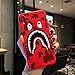 Kplvet iPhone-XR Case,Ultra Soft Embossed Craft Non Faded Durable Coloring Slim Thin 6.1 iPhone XR Case,Street Fashion iPhone-Case Designer Basic Protective Phone Cover (Red ShaYu)