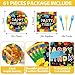 gisgfim Building Blocks Birthday Party Supplies Paper Plates Napkins Colorful Building Block Party Tableware Set for Boys Kids Birthday Decorations Includes Plates, Napkins, Tablecloths Serves 20
