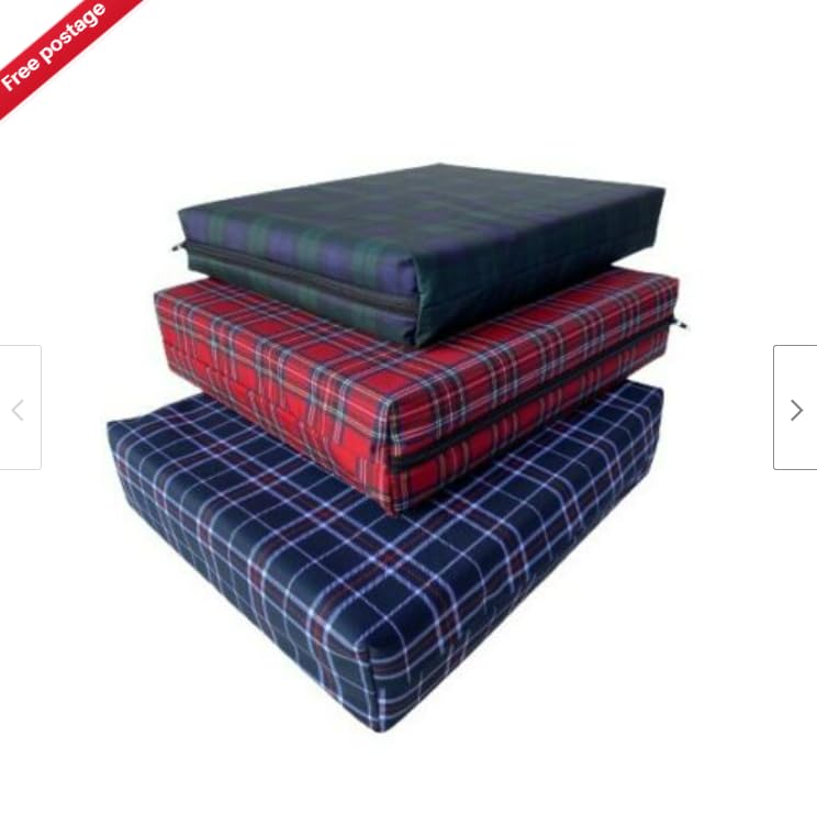 Espuma viscoelástica de alivio de presión profunda, almohadilla de asiento, cojín para silla de ruedas, funda impermeable (negro, 18 x 18 x 4 pulgadas)