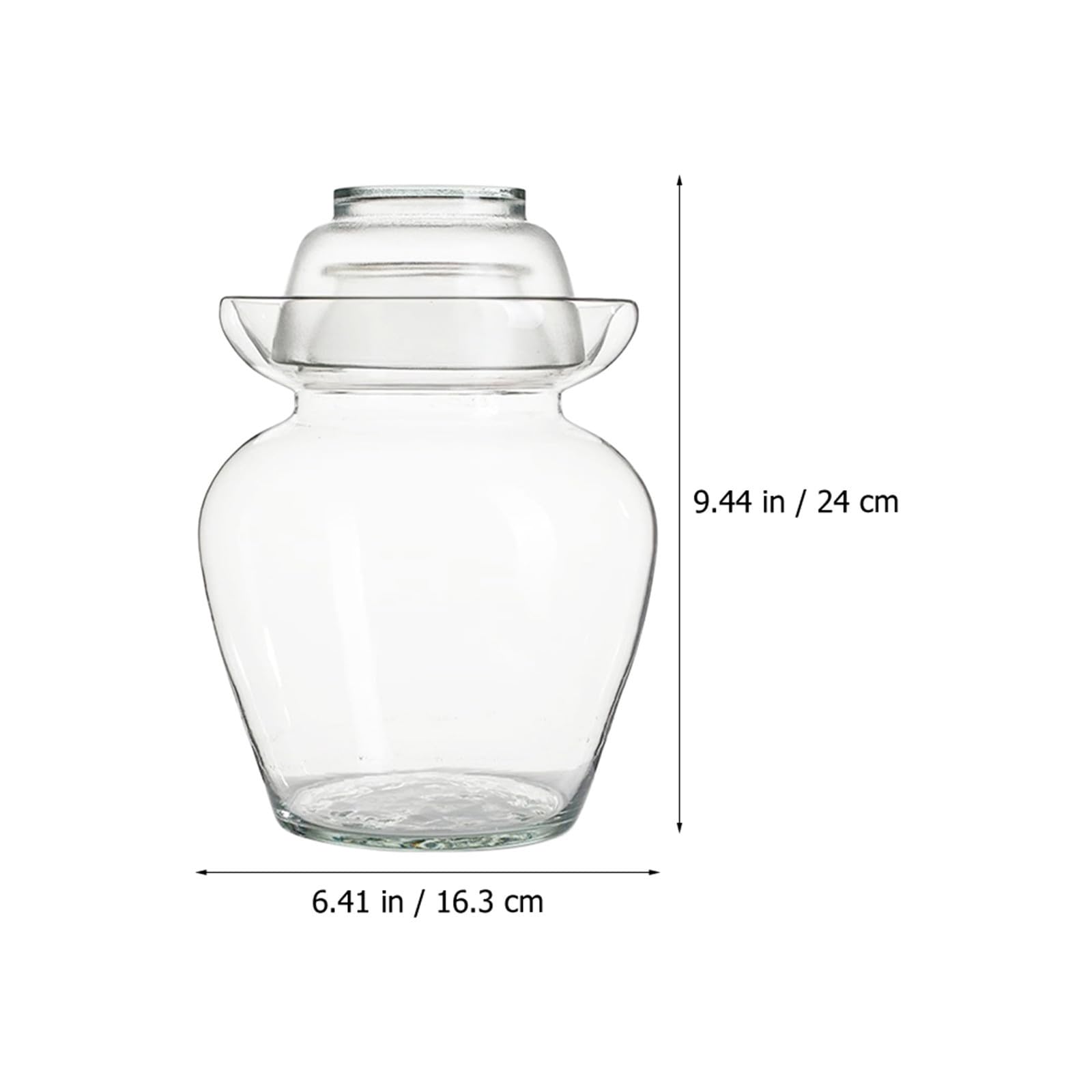 GANAZONO Tarro de Cristal para Encurtidos de Vidrio 2, 5 Kg Varios estilos