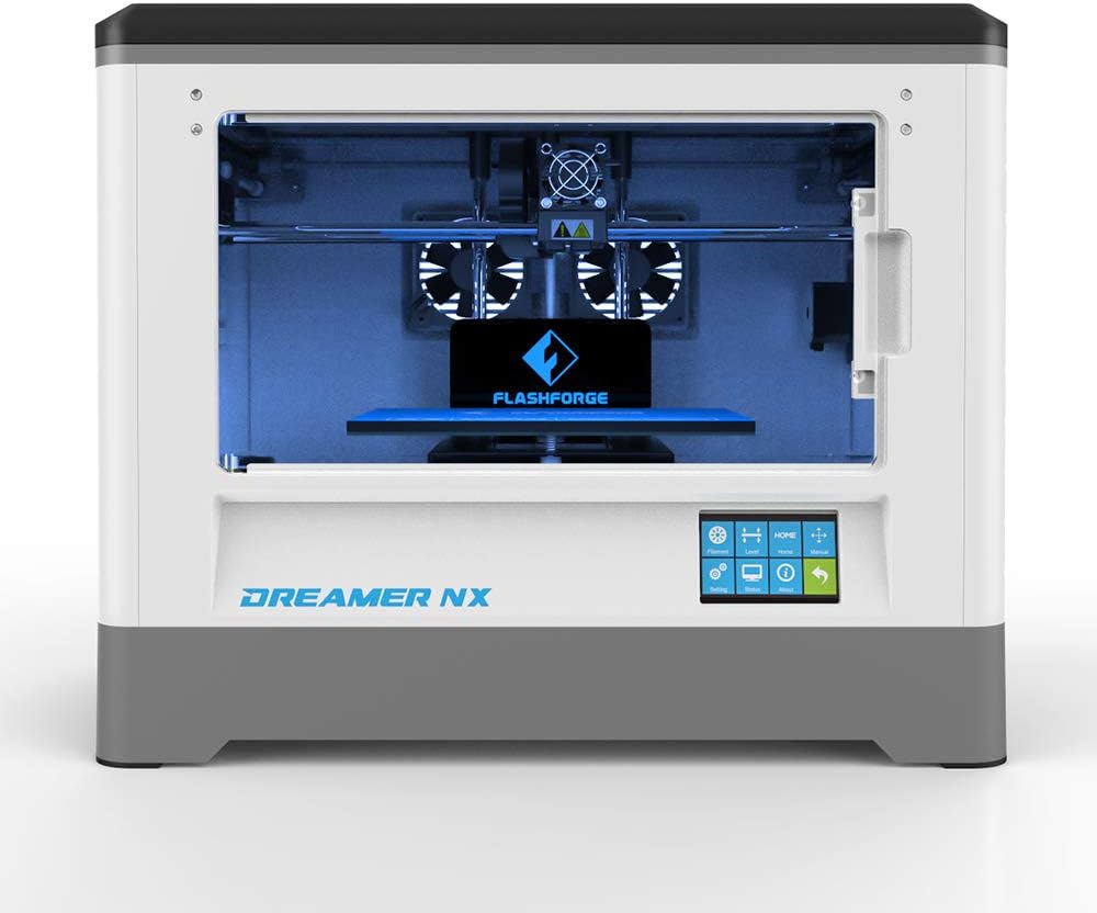 Flashforge Dreamer 3D Printer Single-extruder Printer with Clear Door and Rear Fans