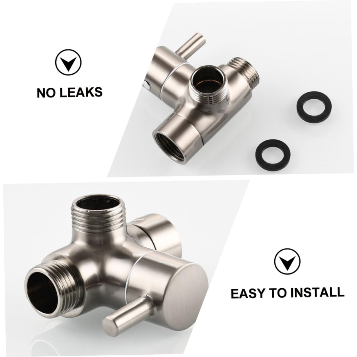 Adaptador de válvula de interruptor de cabezal de ducha de cobre, conector resistente a la corrosión para grifos de cocina y baño, fácil instalación, accesorio de ducha de mano