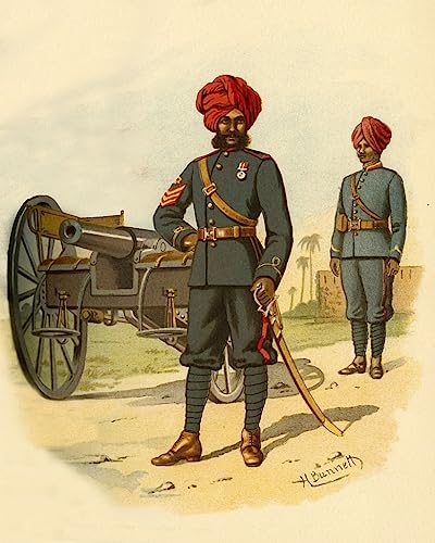 Art mural peinture l'artillerie de Bombay Godfrey Giles, impression premium pour décoration 60x90