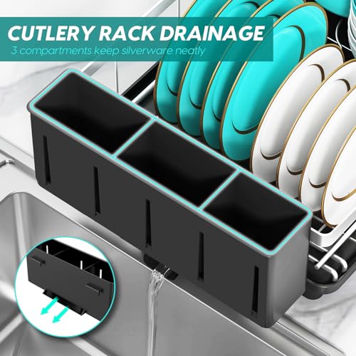 Merrybox DD42-01 Stainless Steel Dish Drying Rack thumb #6