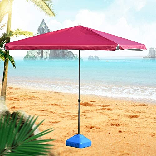 Parasol rectangular para balcón exterior y patio trasero con altura regulable 6