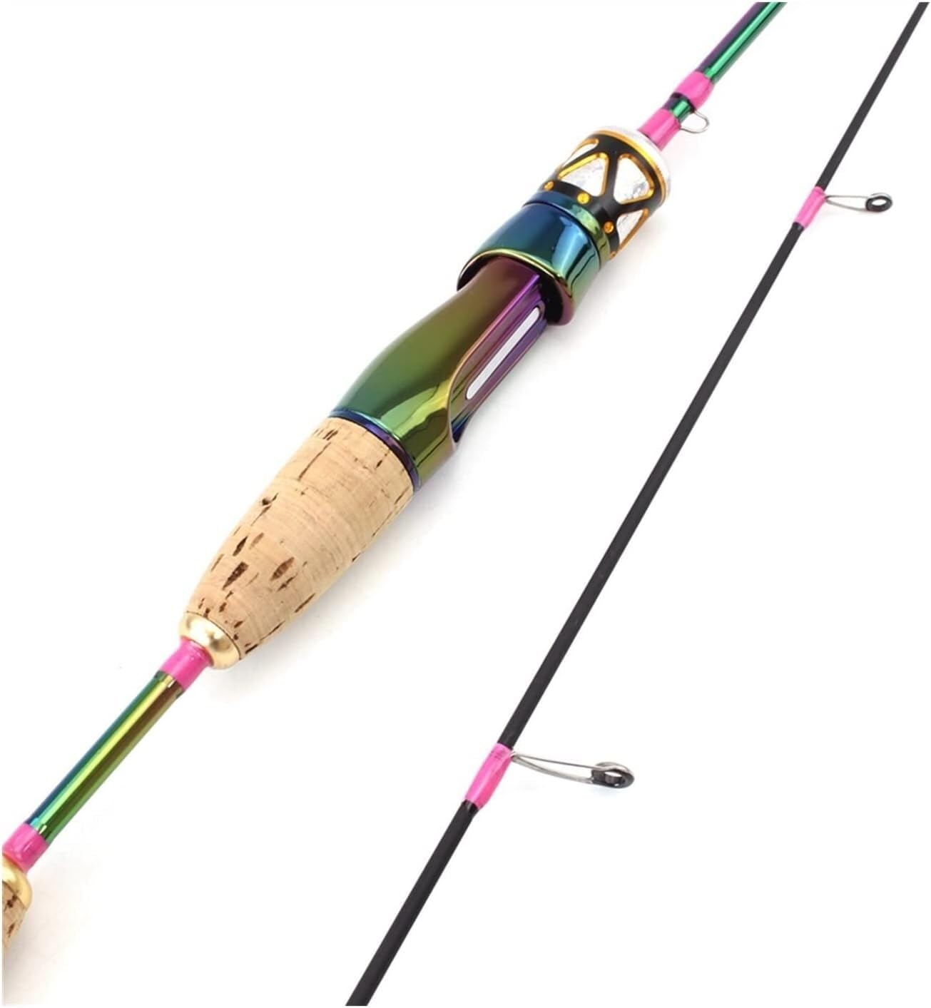 Canne à pêche leurres 3-7g ELzEy télescopique en carbone action UL 1.98m