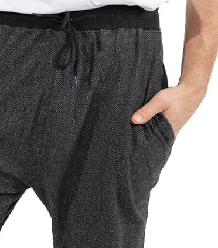 Bottoms Out Knit Jersey Pajama Pants for Men - Lounge and Sleep Pants With Elastic Waist and Drawstring3