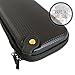 Carbon Fiber Design Carrying Case for Kanthal Wire, E-Liquid, Vapes, Vape Mods [CASE ONLY] (Black)