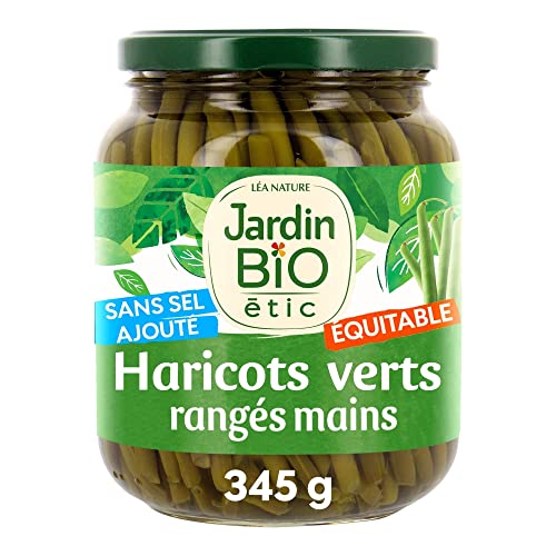 Jardin BiO étic - Haricots verts rangés main sans sel