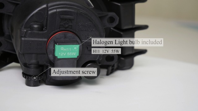 Complete Clear Fog Light Kit For 2011-2013 Scion TC – Pair With Wiring, Switch & Bulbs
