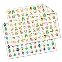 Panni In Microfibra Per Occhiali - Pacco Da 3, 20x20 Cm, Motivi Geometrici, Lavabili