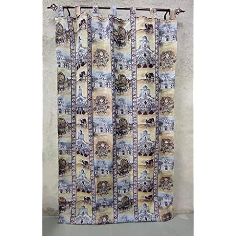 Cortinas de Calle Virgen del Rocío alpujarras - Jacquard - 140x260cm Cover