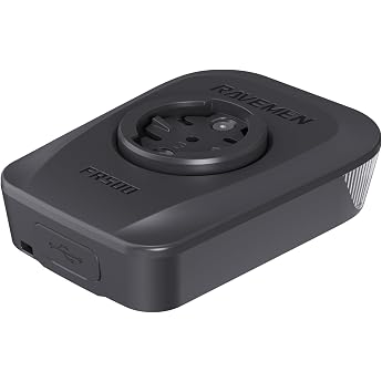 RAVEMEN FR500 Bicycle Computer Accessories Compatible with Garmin/Wahoo Bicycle Computer IPX6 Waterproof USB-C Charging