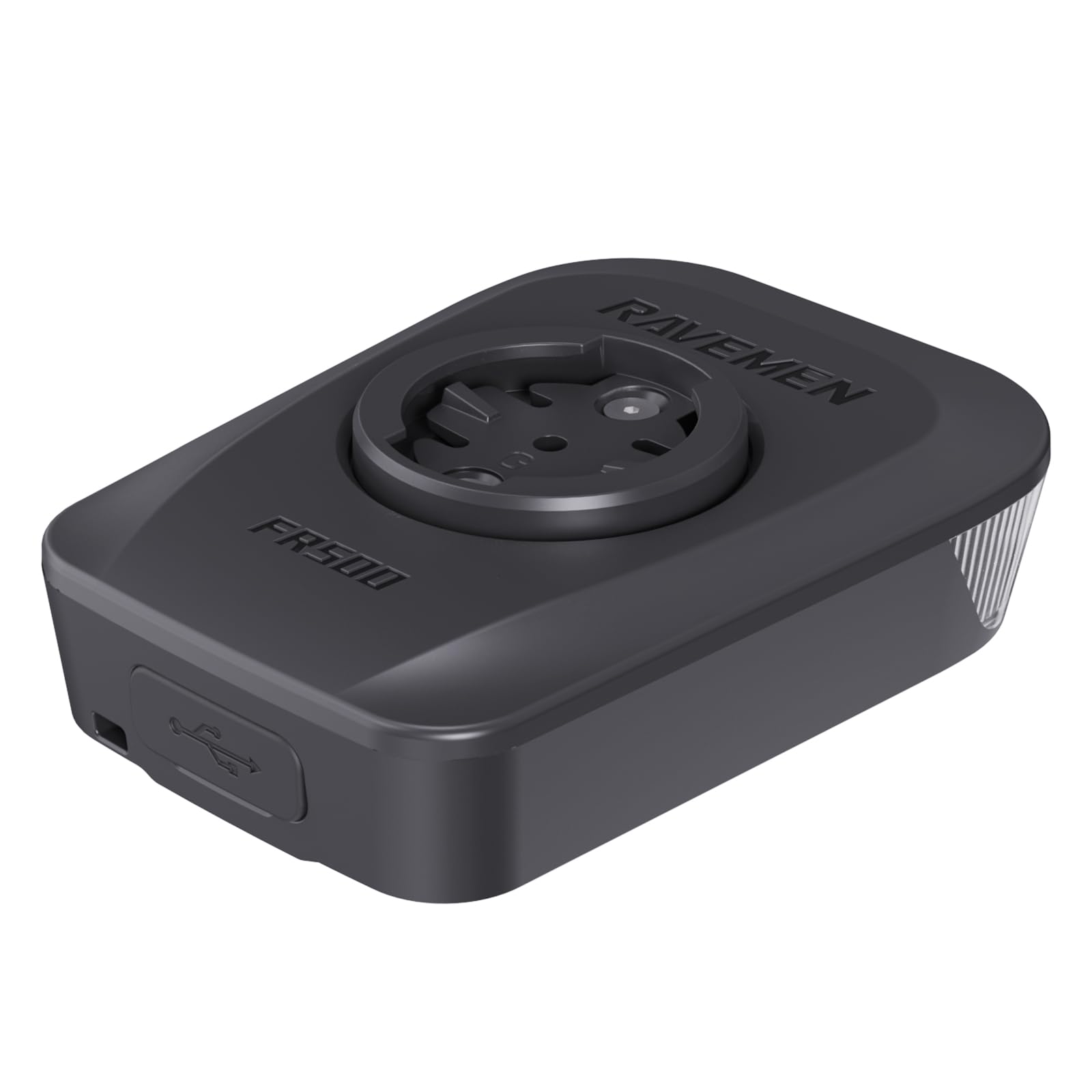 RAVEMEN FR500 Fahrradcomputer Zubehör, Kompatibel mit Garmin/Wahoo Fahrradcomputer IPX6 Wasserfestigkeit USB-C Aufladung