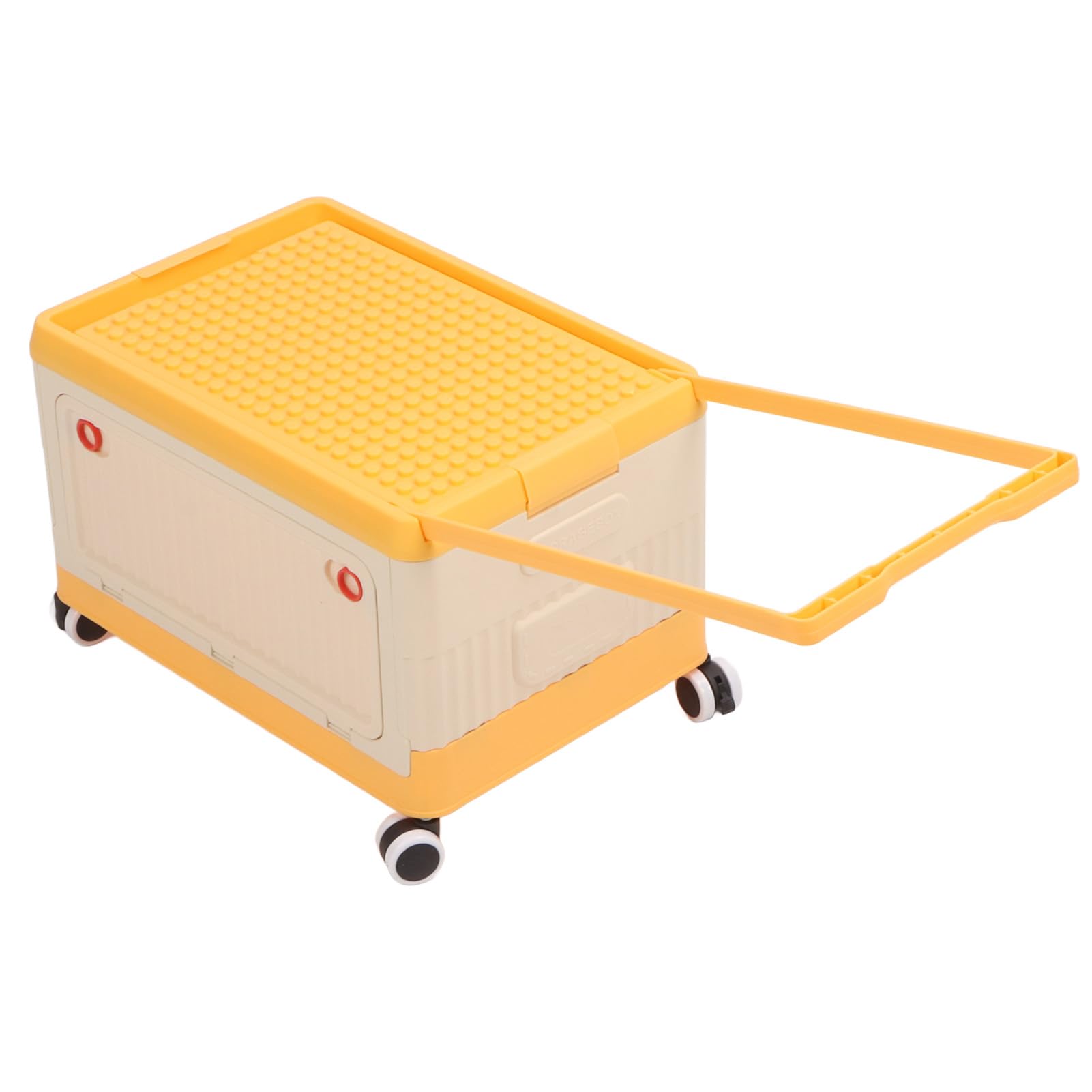 Contenitori Portaoggetti con Ruote, Scatola per Giocattoli Organizzatori di Giocattoli per Bambini e Contenitori Portaoggetti con Coperchio Organizzatore di Blocchi da