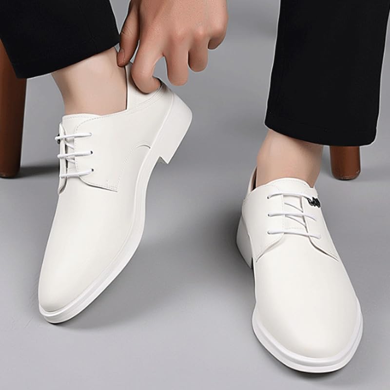 Modern Wedding Office Work Tuxedo Derby Shoes for Men Classic Lace Up Wingtip Oxford Shoes Men's Fashion Business Casual Shoes3