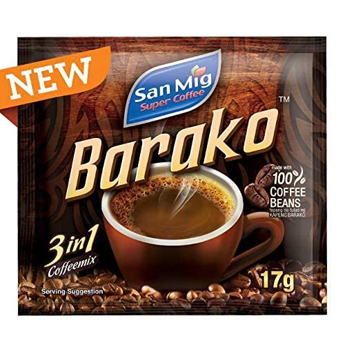 Best Barako Robusta 16 San Mig Barako 3 in 1 mix 20g (Bigger Size) Pack o
