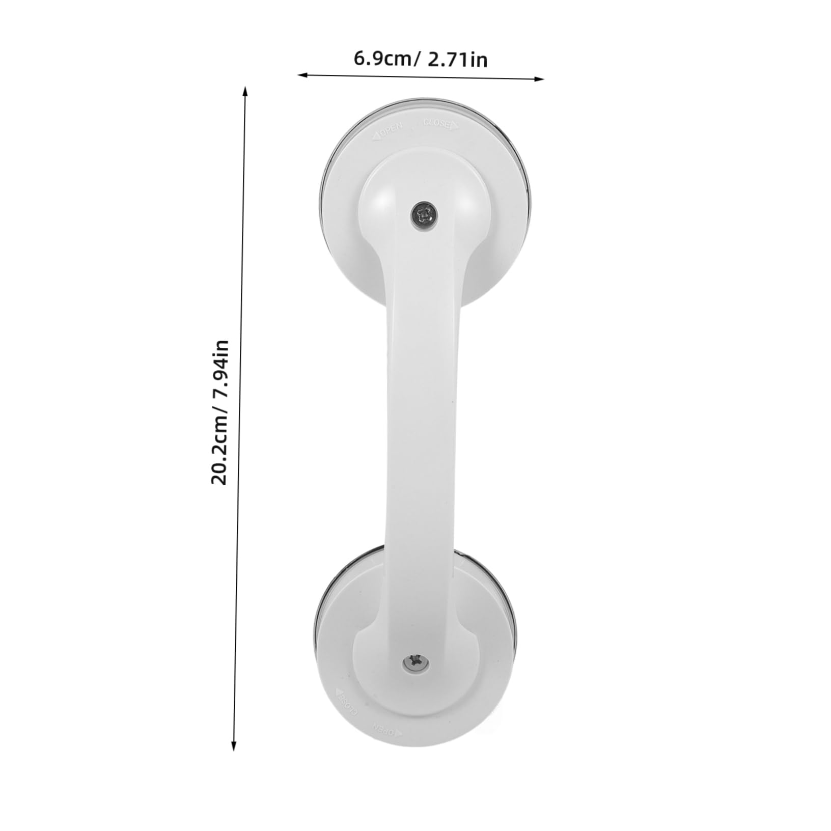3piezas Barra De Agarre Ventosa Soporte Antideslizante Para y Baños Mango Seguro Para Mayores y Discapacitados De Instalar y Usar