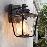 pherolion Outdoor Lights for House Exterior Light Fixture Waterproof Outside Lights for House Black