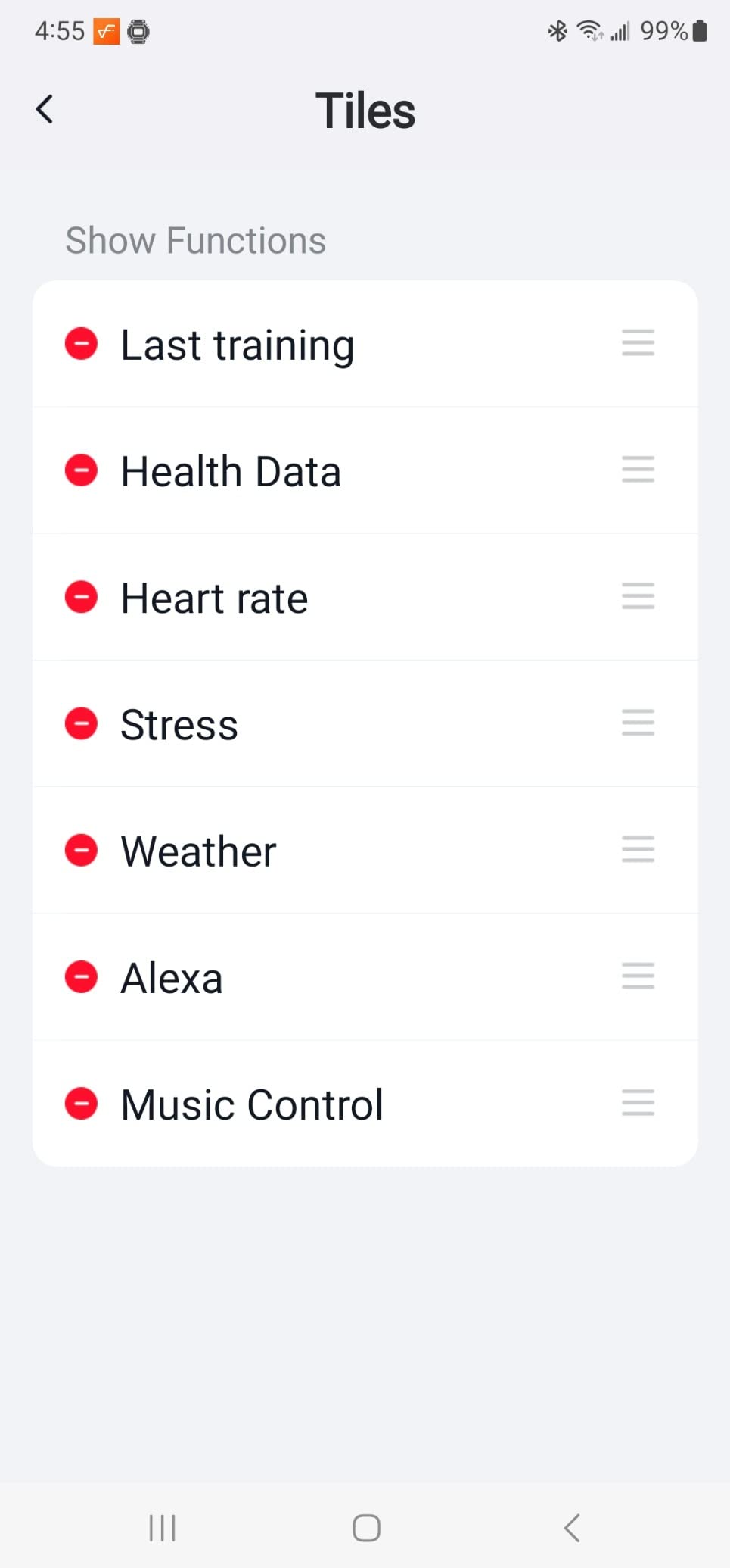 A great smart watch and awesome app.