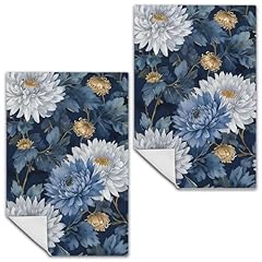 Dark Floral Towels-d