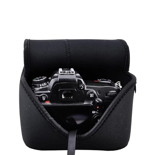 JHDFH Zacht neopreen zakje for DSLR-koffers, geschikt for digitale SLR-camera's of lenszakjes (Color : B, Size : One size)