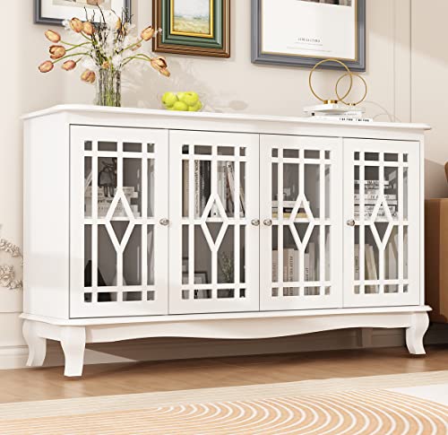 Caldion Sideboard Anrichte Buffet Schrank mit 6 Ablagefächern & 4...