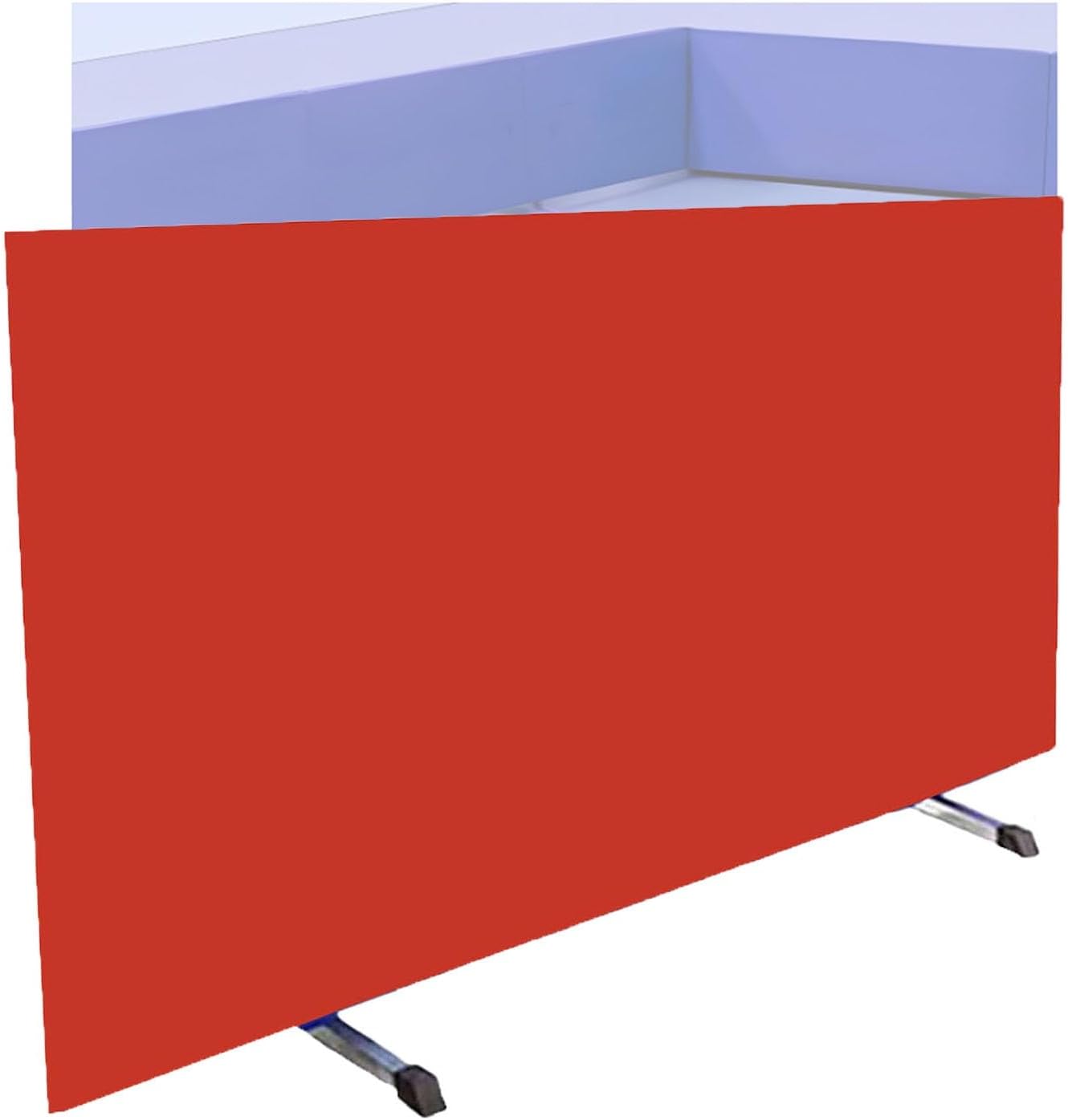 Court Perimeter Partition Screen,Table Tennis Surround Block,Surround Fence Ping Pong,Galvanized for Easier Ball Pickup(Red,140x75cm-4pieces)