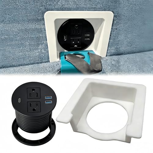 Power Hub Compatible with Lovesac Sofa Electrical Outlet Organizer for Modular Furniture Furniture Integration Accessory