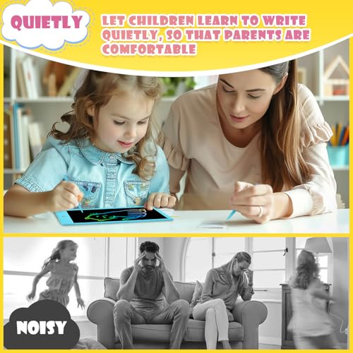 Image of EooCoo Toddler Boy Toys, Kids Gifts, 10 Inch LCD Writing Tablet, Drawing Pad, No Mess Coloring Books for Kids, Travel Games, Gifts for Boys 4-6, Educational Toys for 3 4 5 6 7 Years Old Boys and Girls