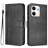 GOGME Custodia Per OPPO A5X 4G / 5G - Cover Elegante In Pelle TPU Con Portafoglio, Chiusura Magnetica, Protezione Completa, Nero
