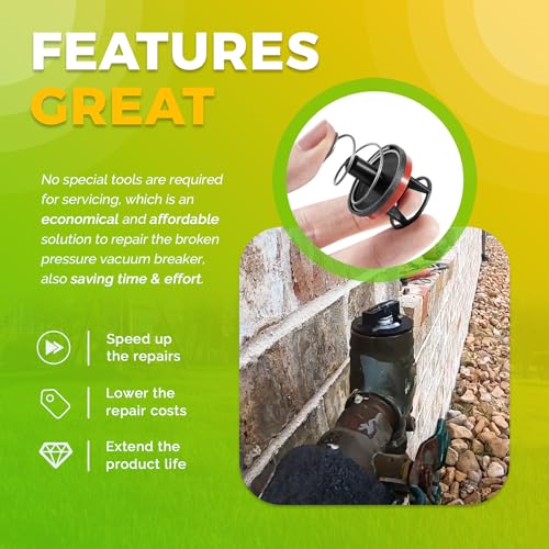0887727 Total Repair Kit for Watts 800M4QT LF800M4QT 1/2" - 3/4" Pressure Vacuum Breakers, Replace for Watts RK 800M4-T 1/2" - 3/4" Total Repair Kit by usvehj - Image 6