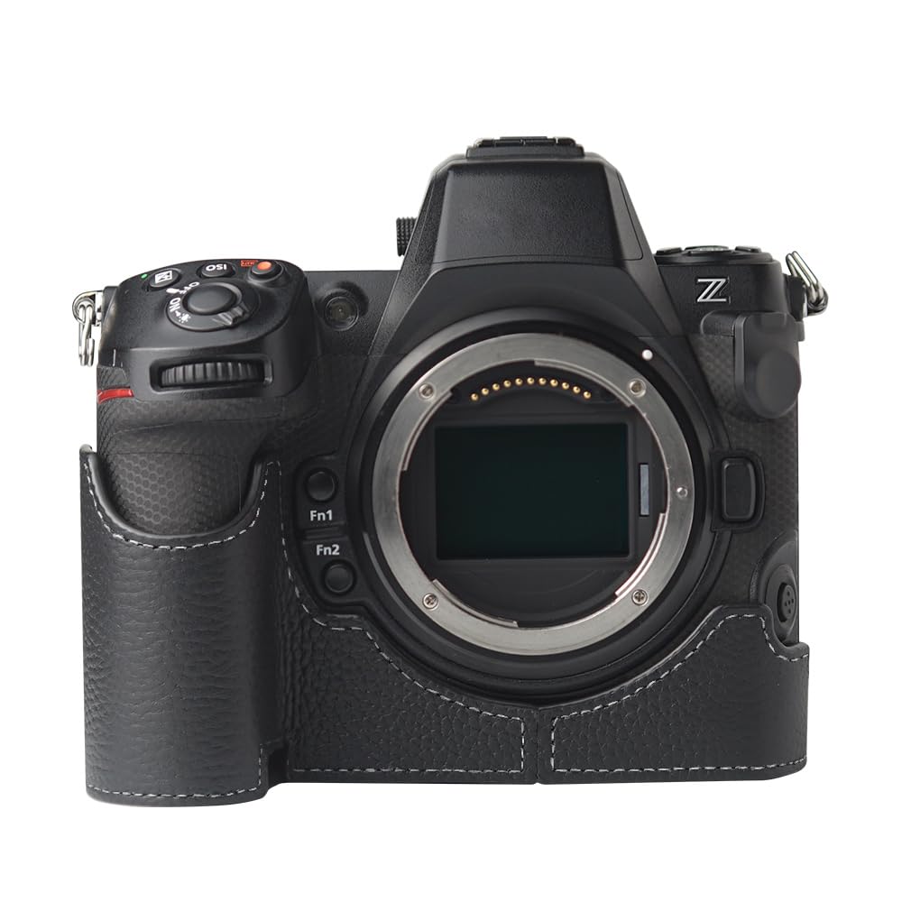 Nikon Z8のアクセサリ Amazon.co.jp: DBZZ 本革製ハーフケース Nikon Z8用 | Nikon Z8対応